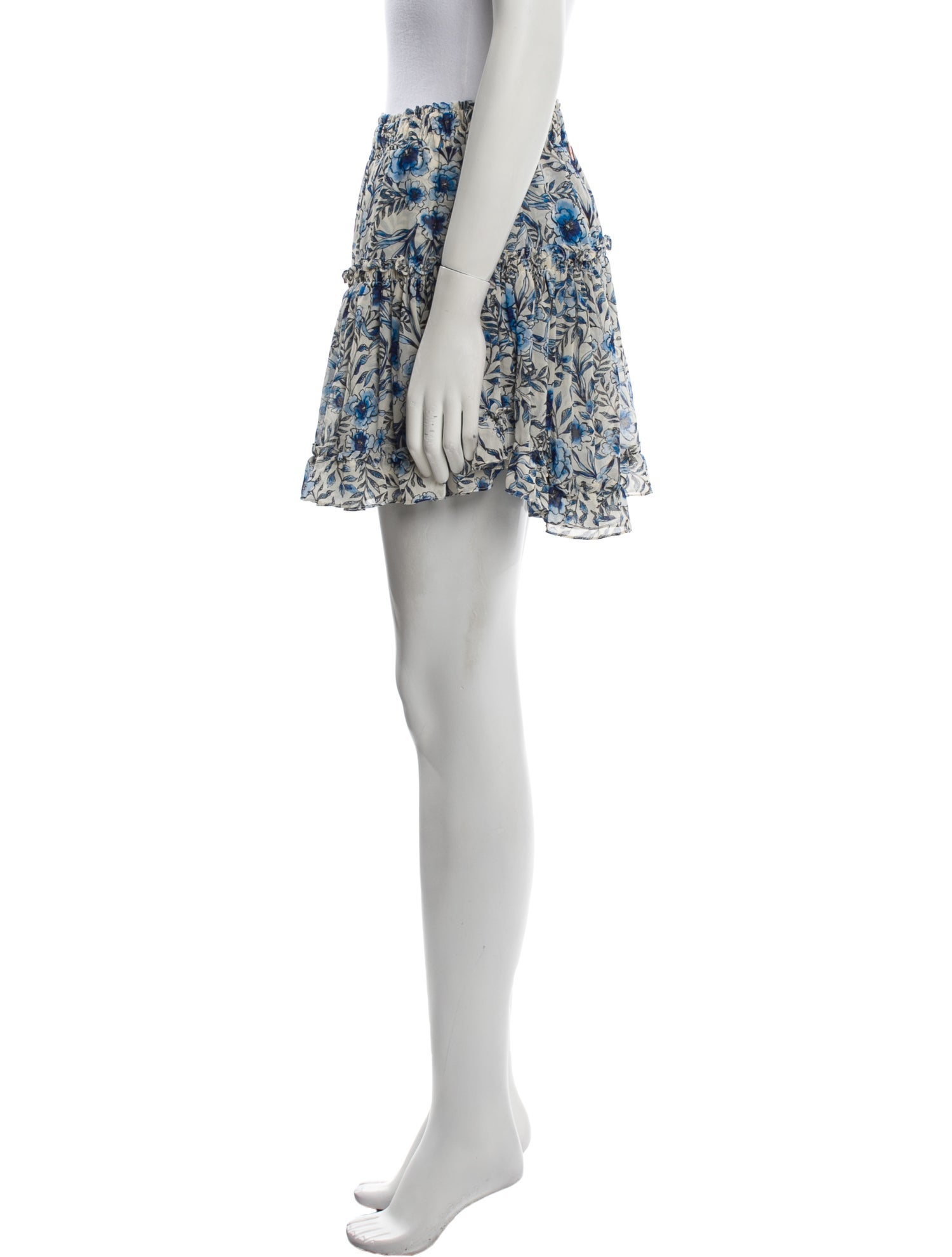 MISA Los Angeles Printed Mini Skirt