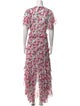 MISA Los Angeles Floral Print Long Dress