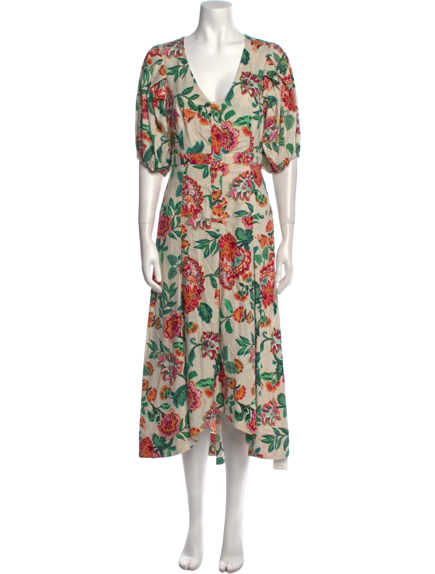 MISA Los Angeles Floral Print Long Dress