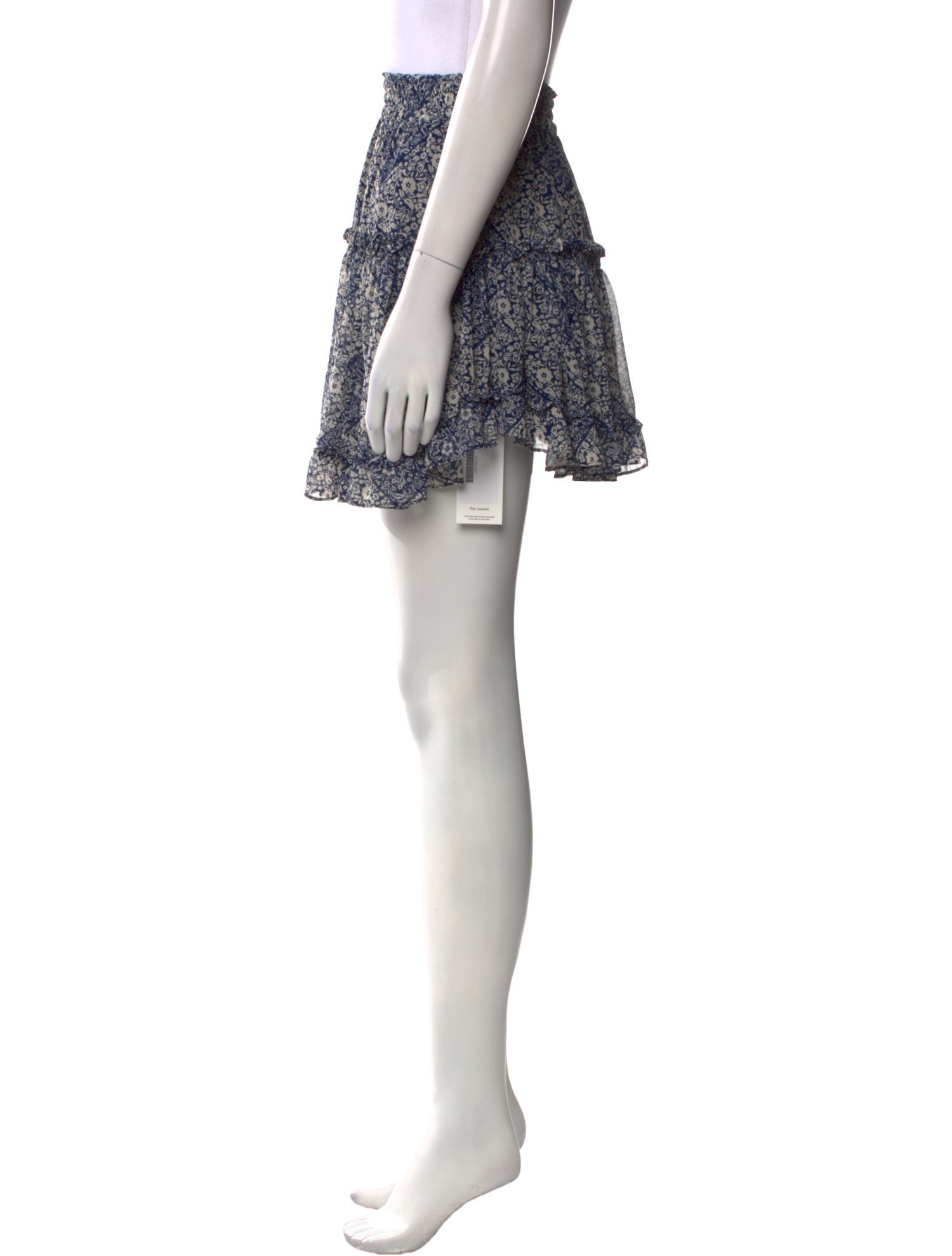 MISA Los Angeles Floral Print Mini Skirt