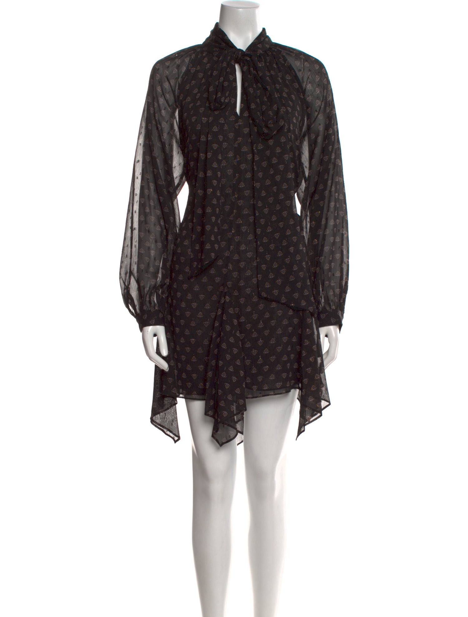 MISA Los Angeles Printed Mini Dress w/ Tags