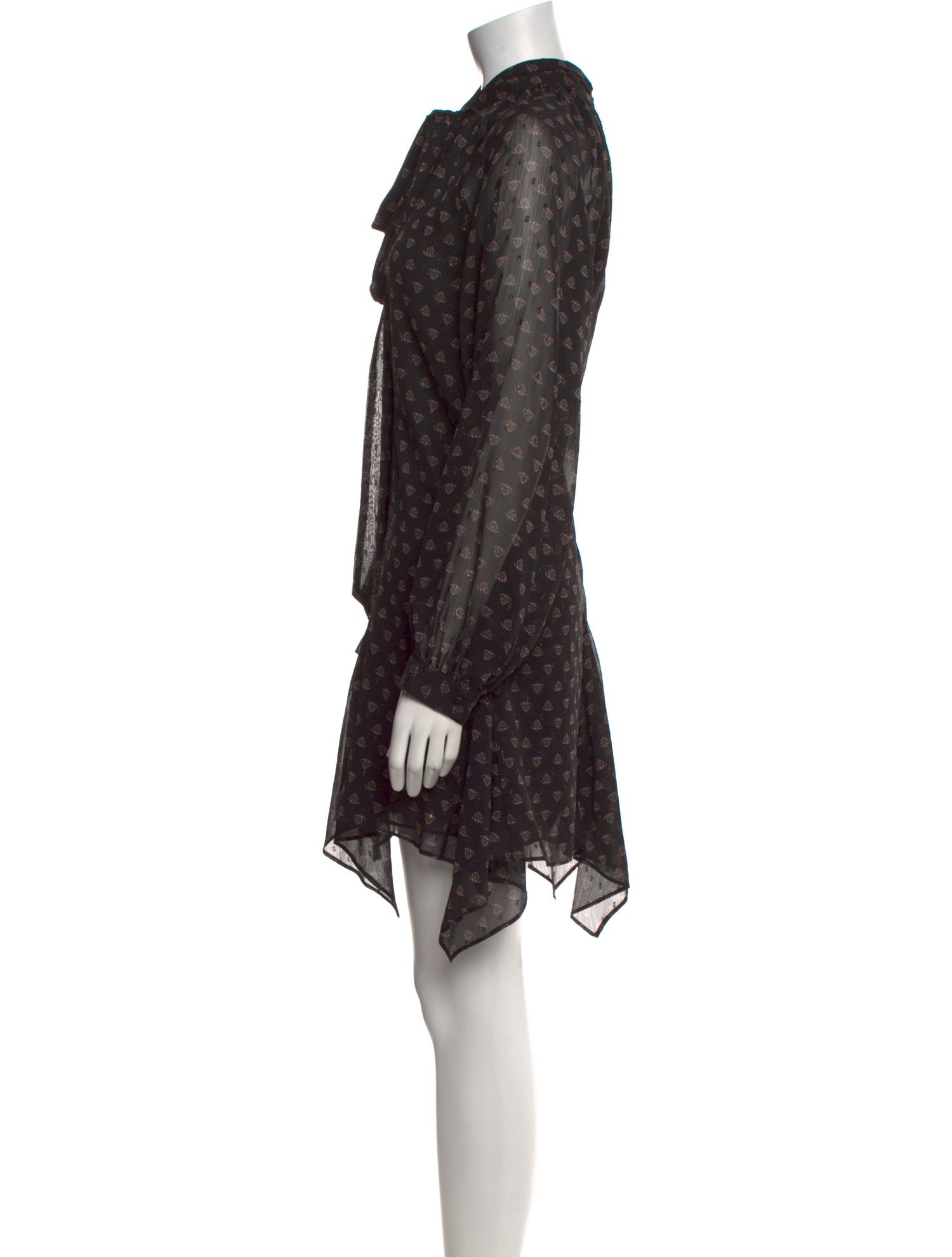 MISA Los Angeles Printed Mini Dress w/ Tags