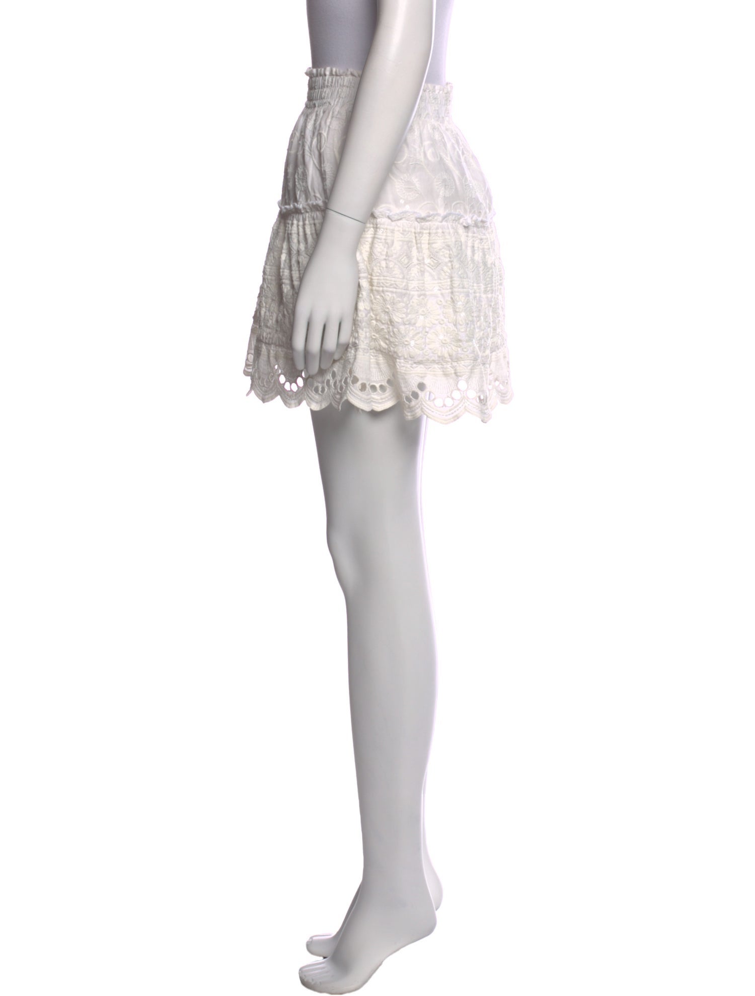 MISA Los Angeles Sequin Embellishments Mini Skirt