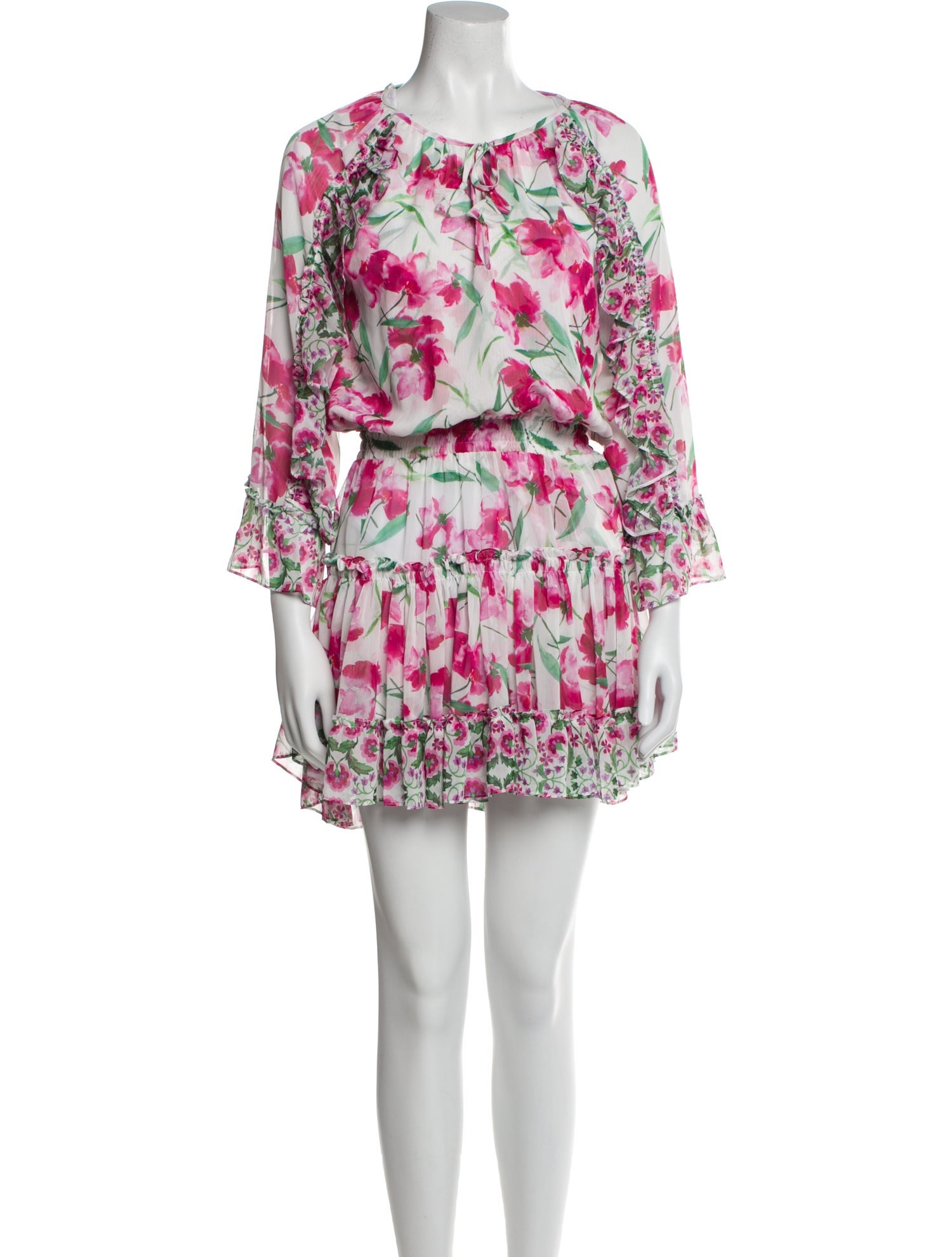 MISA Los Angeles Floral Print Mini Dress w/ Tags
