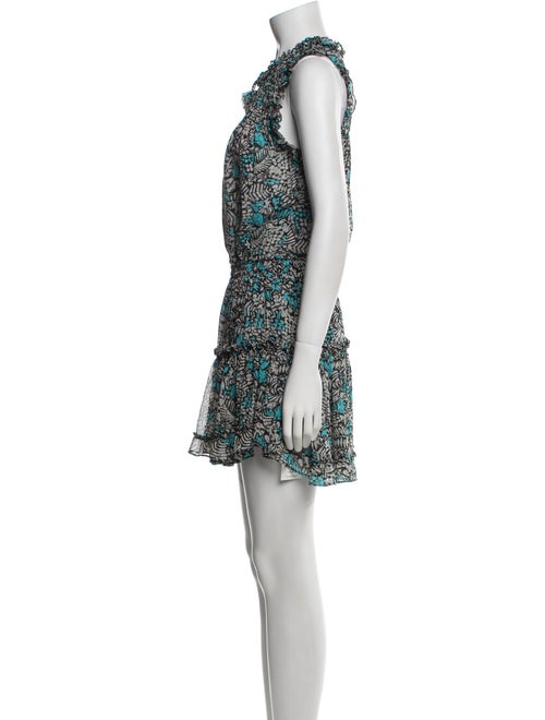 MISA Los Angeles Floral Print Mini Dress