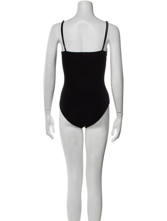 MISA Los Angeles Velvet V-Neck Bodysuit