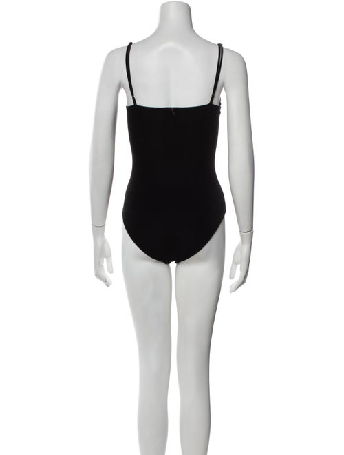 MISA Los Angeles Velvet V-Neck Bodysuit