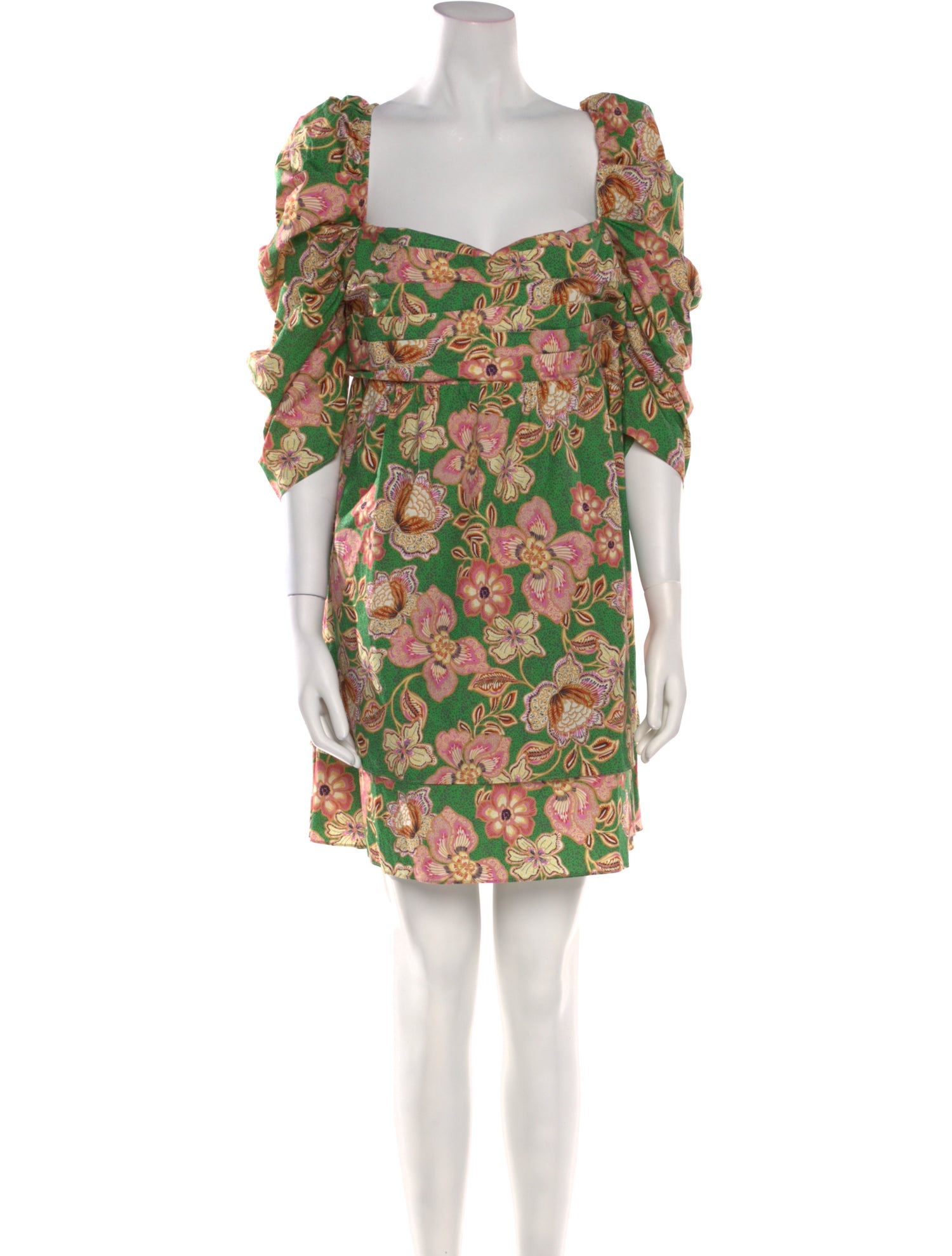 MISA Los Angeles Floral Print Mini Dress