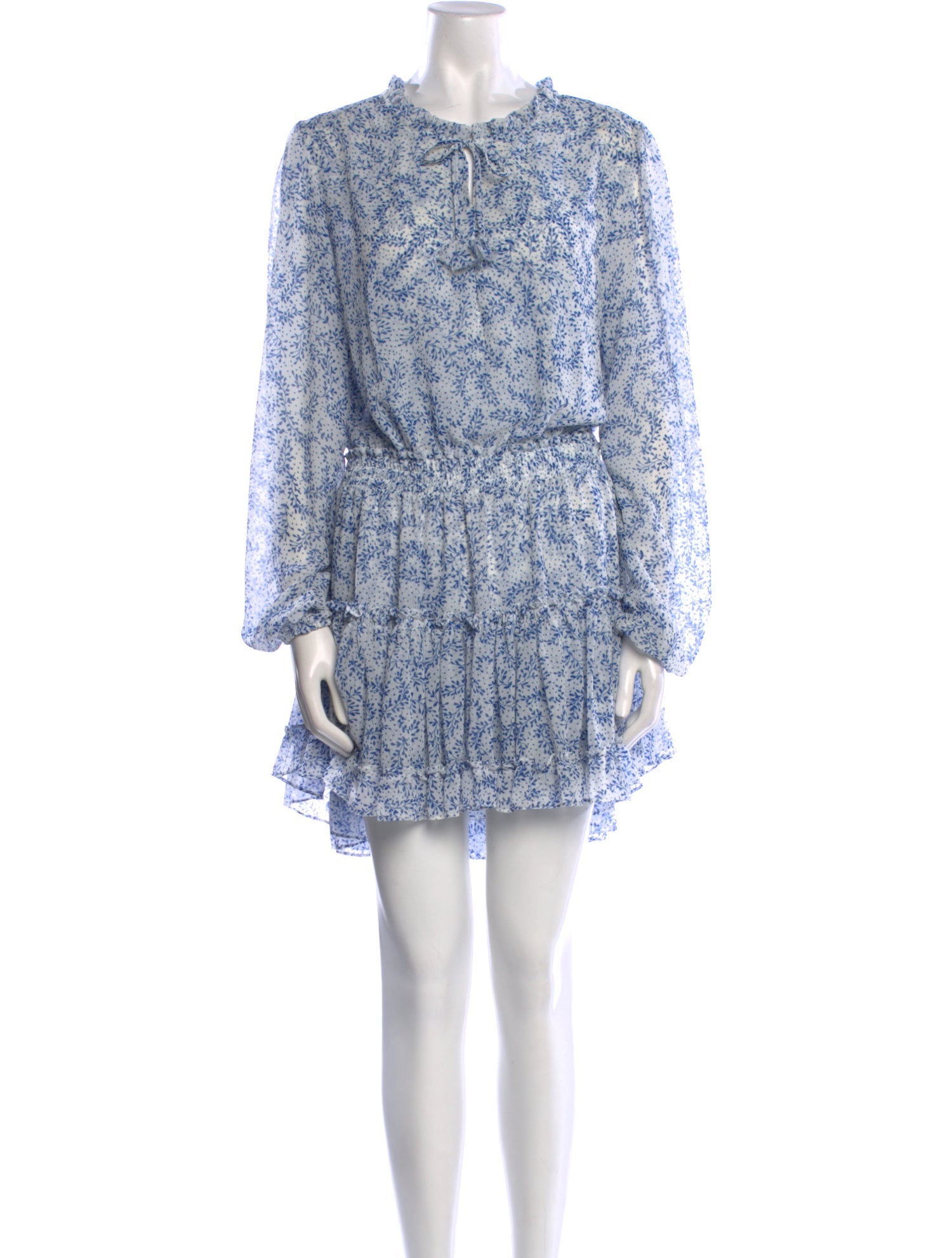 MISA Los Angeles Floral Print Mini Dress