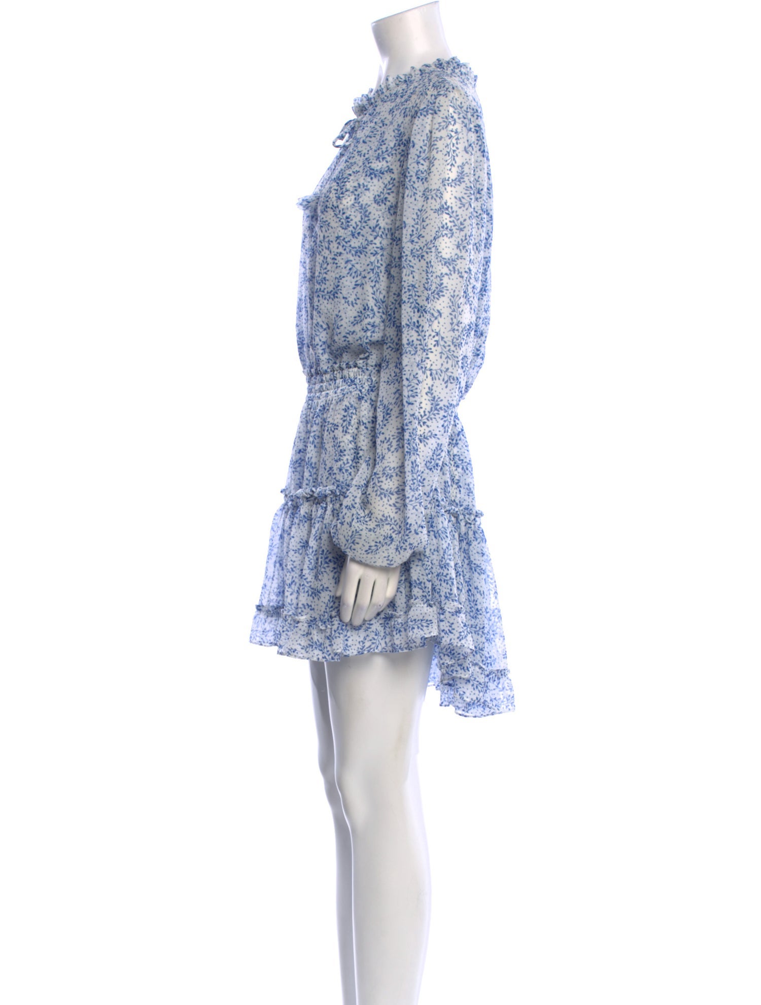 MISA Los Angeles Floral Print Mini Dress