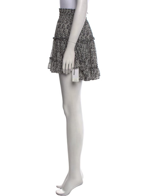 MISA Los Angeles Printed Mini Skirt