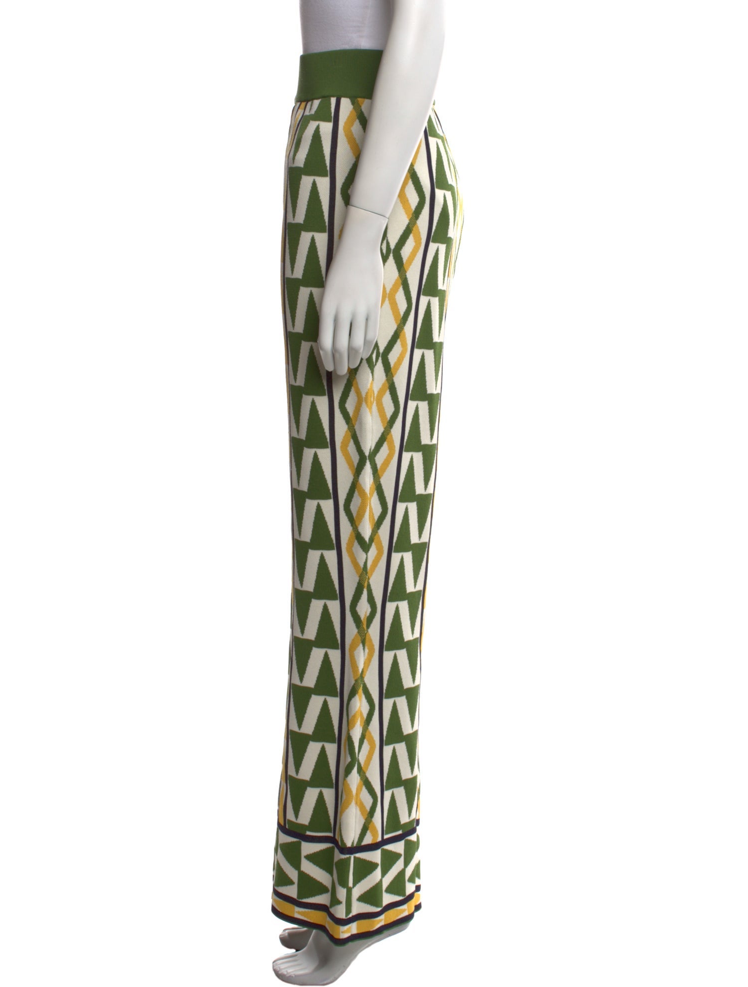 MISA Los Angeles Printed Wide Leg Pants