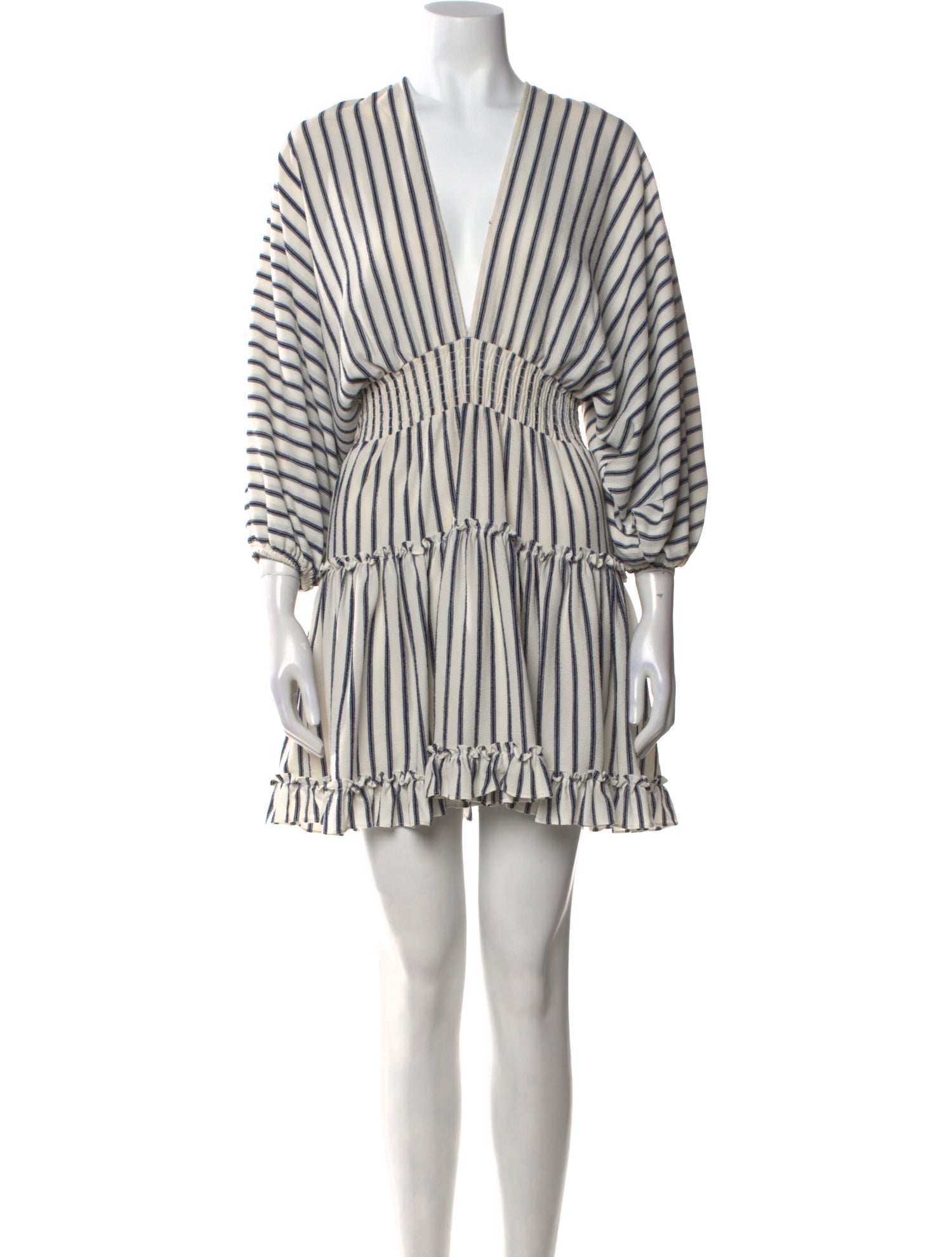 MISA Los Angeles Striped Mini Dress