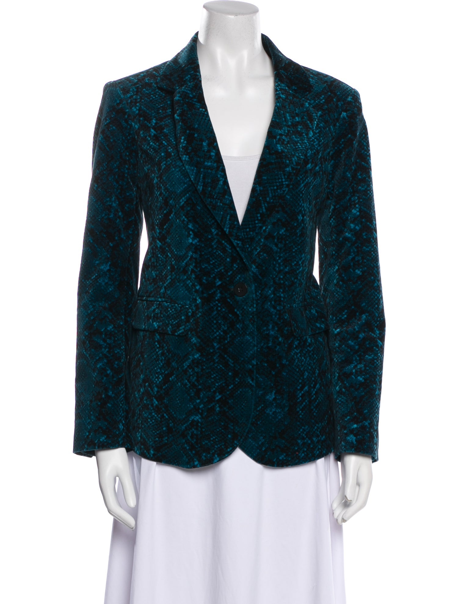 MISA Los Angeles Animal Print Blazer