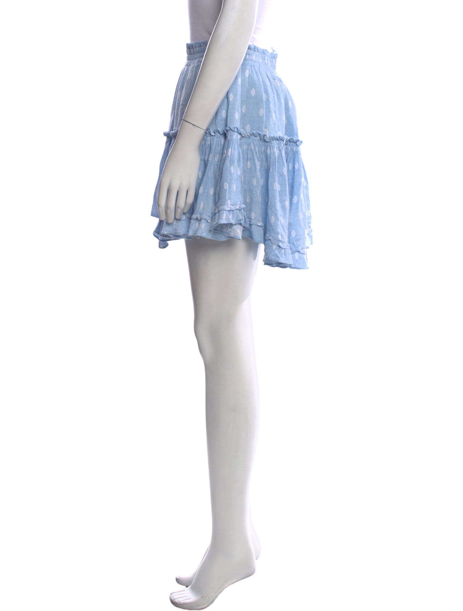 MISA Los Angeles Printed Mini Skirt