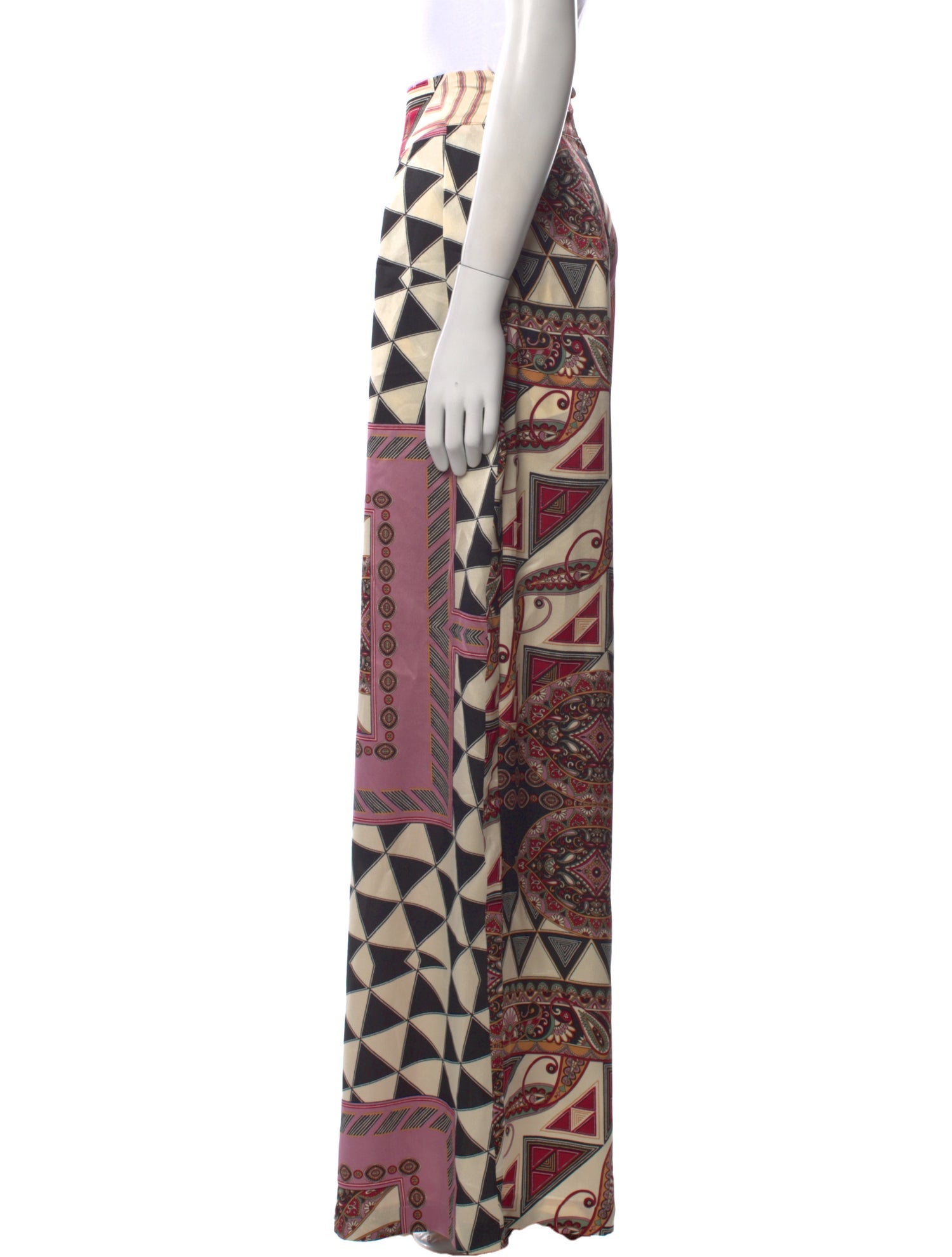 MISA Los Angeles Printed Wide Leg Pants w/ Tags