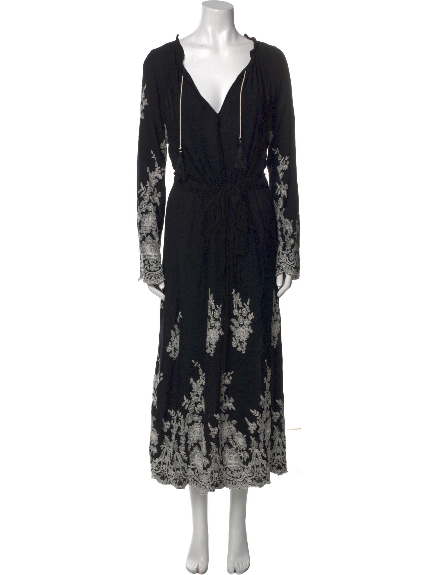 MISA Los Angeles Floral Print Long Dress