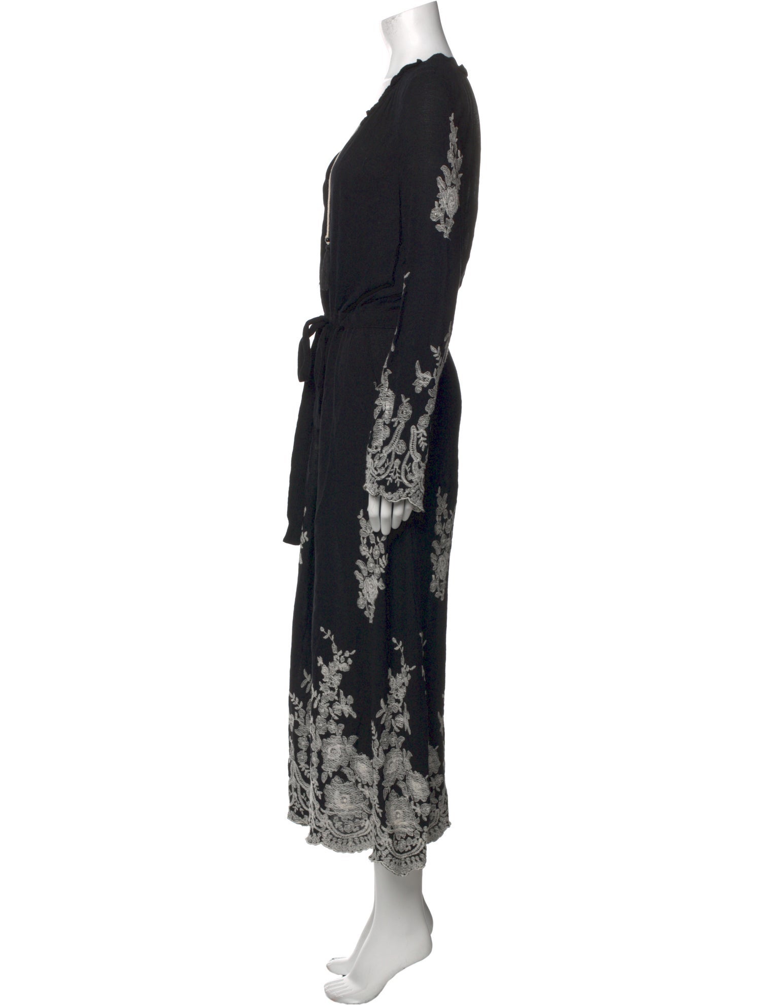 MISA Los Angeles Floral Print Long Dress