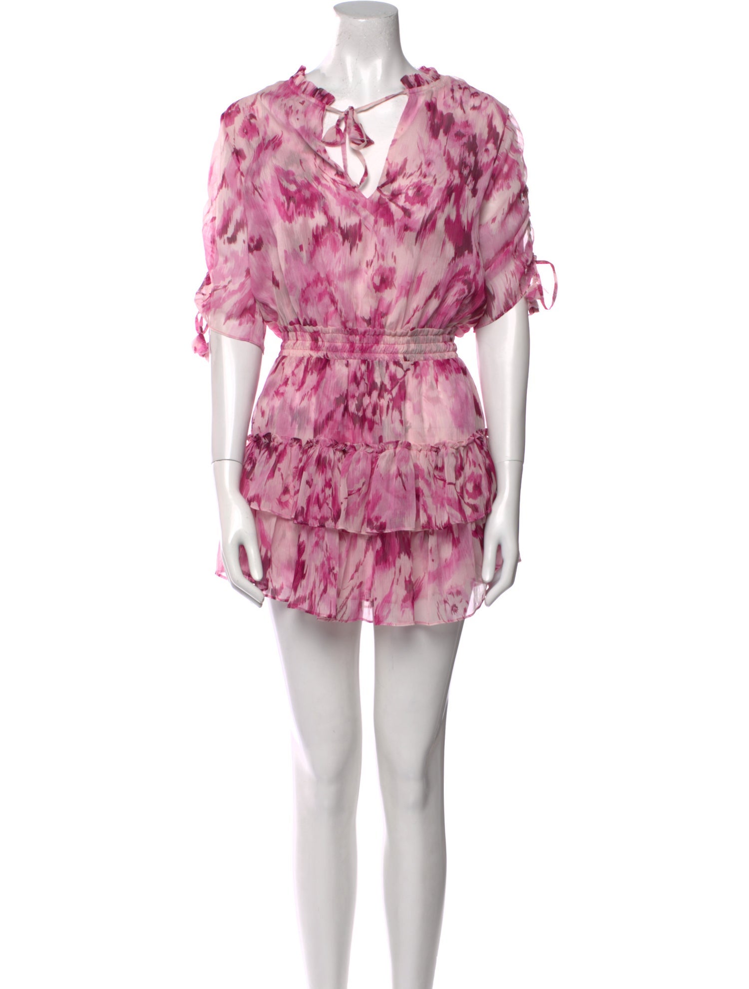 MISA Los Angeles Printed Mini Dress