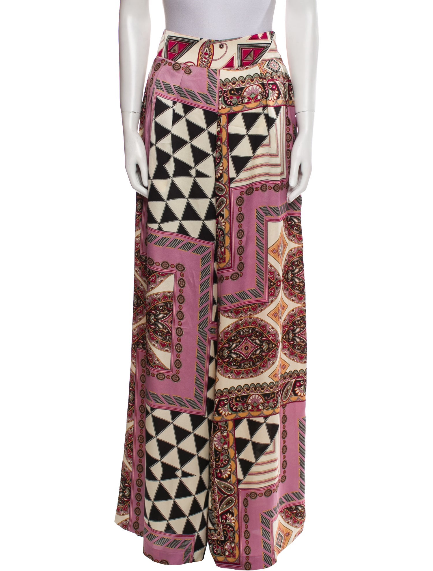 MISA Los Angeles Printed Wide Leg Pants w/ Tags