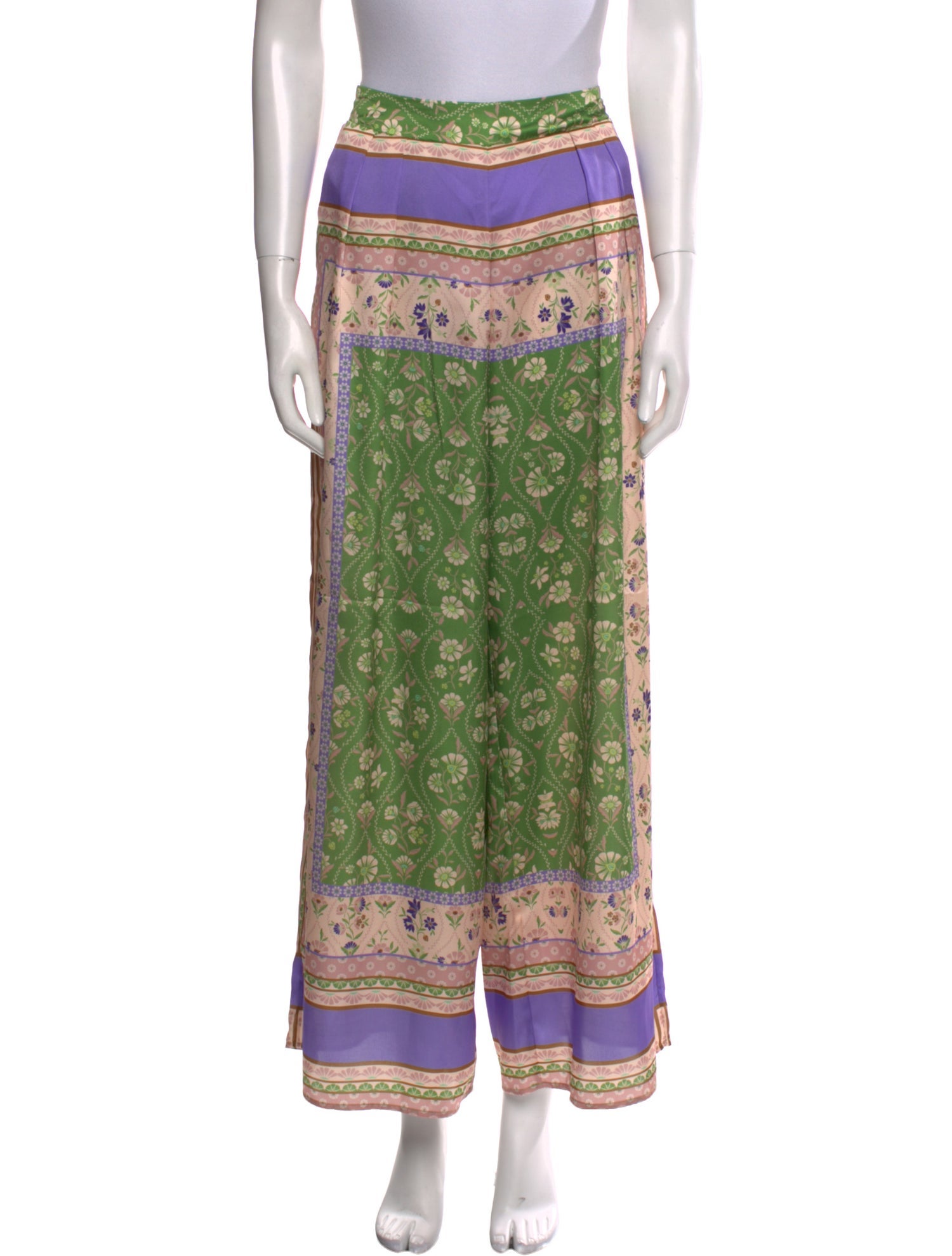 MISA Los Angeles Floral Print Wide Leg Pants w/ Tags