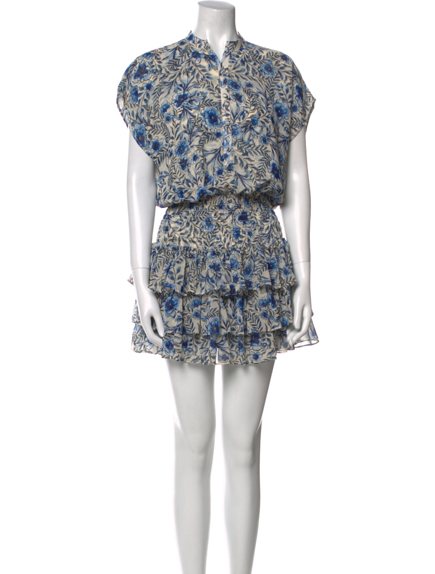 MISA Los Angeles Printed Mini Dress