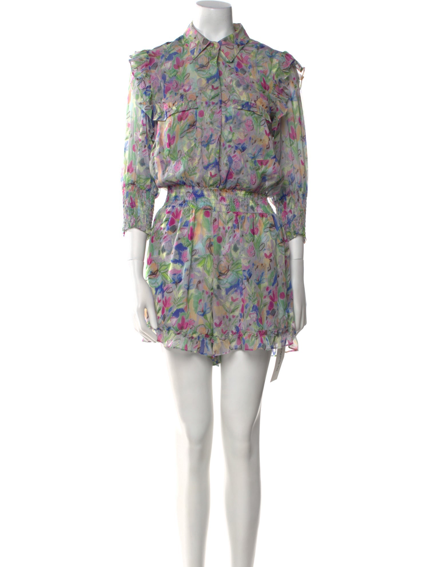 MISA Los Angeles Floral Print Romper