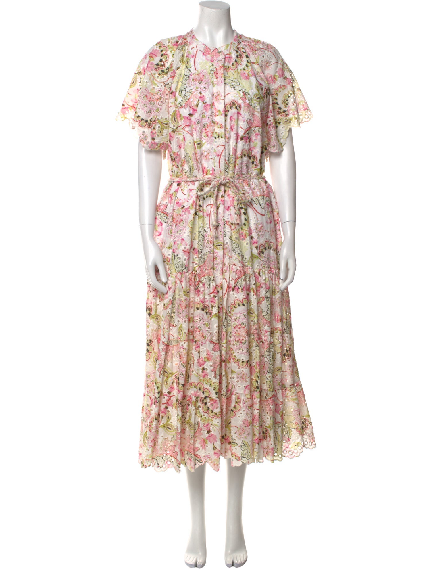 MISA Los Angeles Floral Print Long Dress w/ Tags