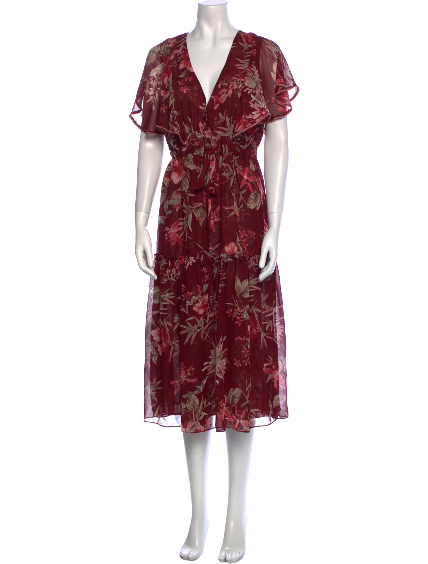 misa los angeles red dress MISA Los Angeles Ever Maxi Dress in Red