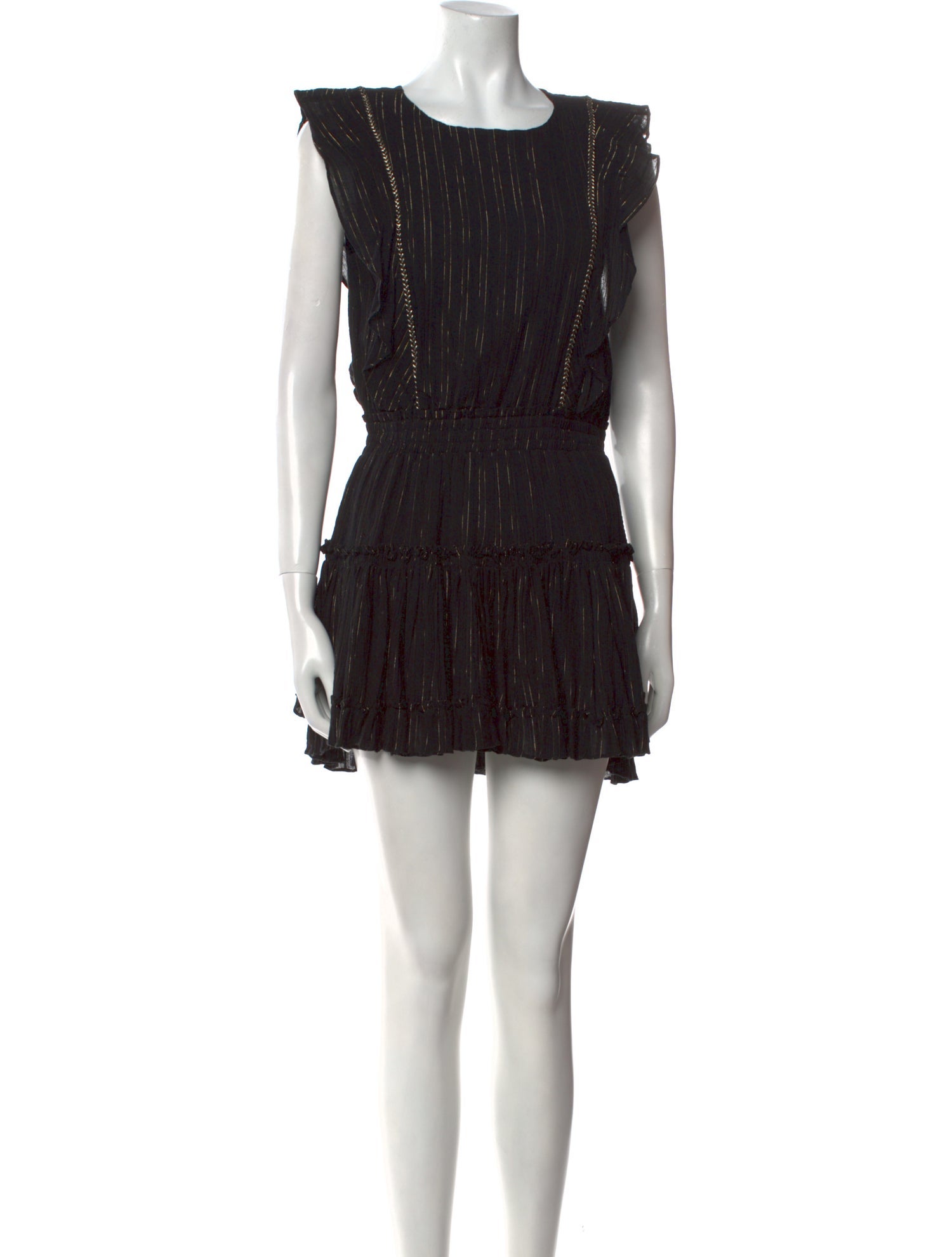 MISA Los Angeles Striped Mini Dress