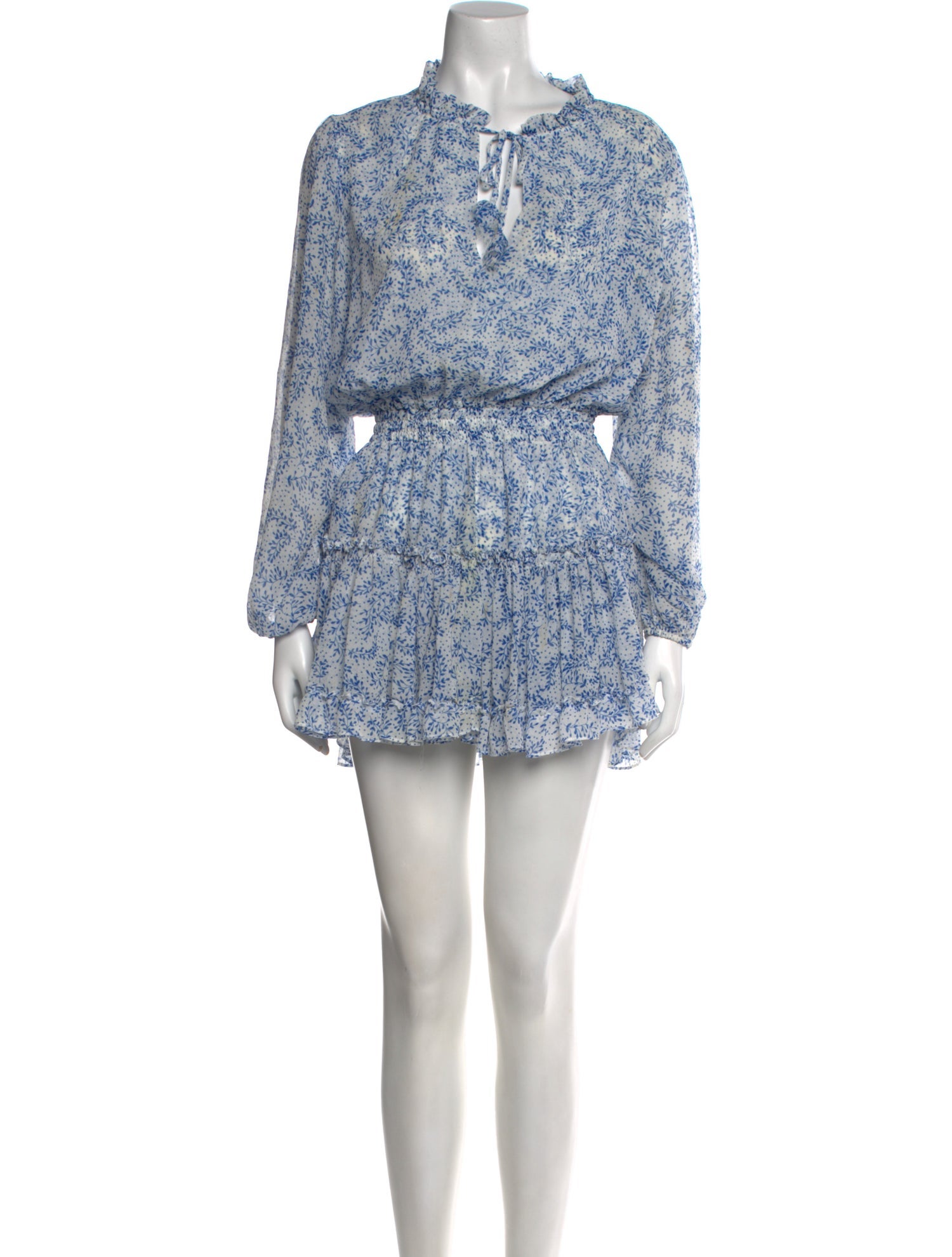 MISA Los Angeles Floral Print Mini Dress