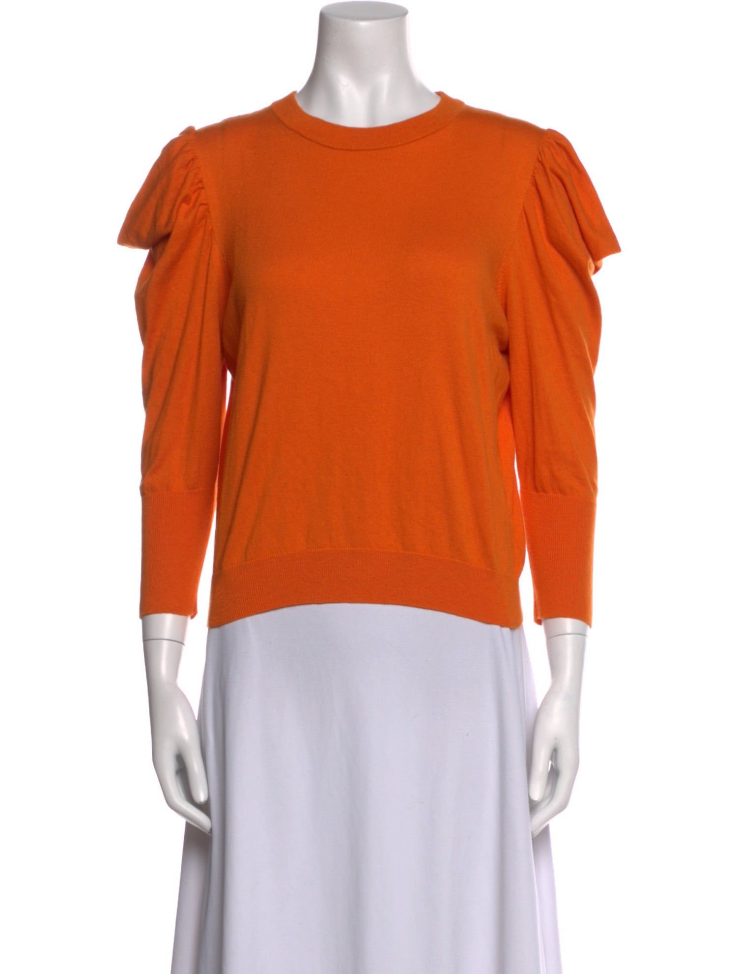 MISA Los Angeles Crew Neck Three-Quarter Sleeve Top