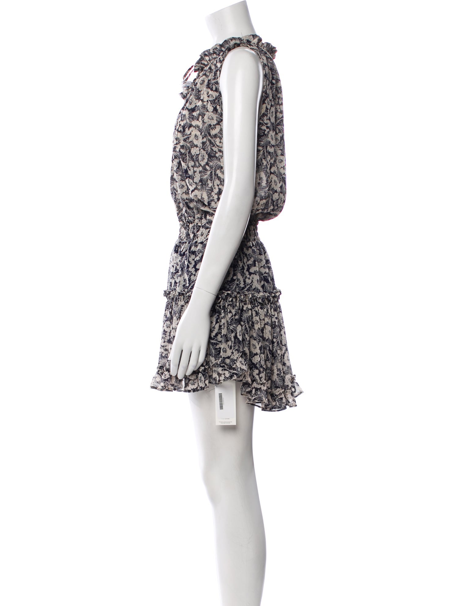 MISA Los Angeles Floral Print Mini Dress