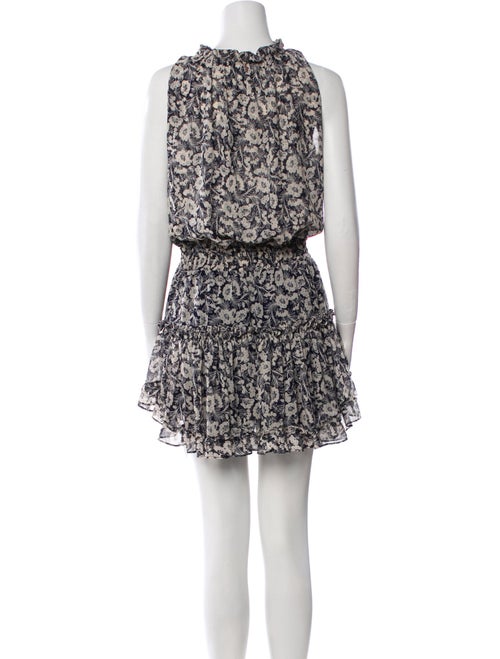 MISA Los Angeles Floral Print Mini Dress