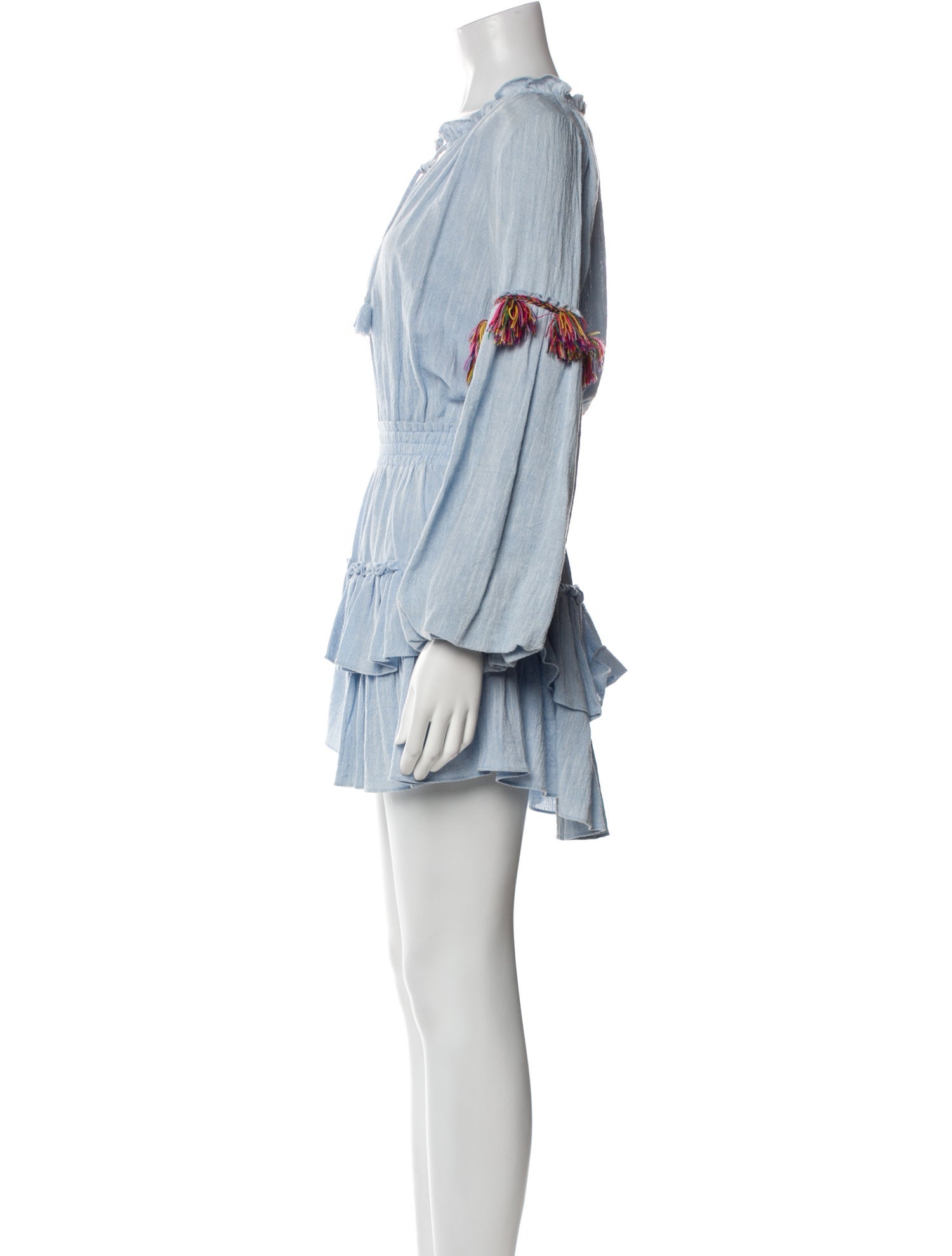 MISA Los Angeles V-Neck Mini Dress