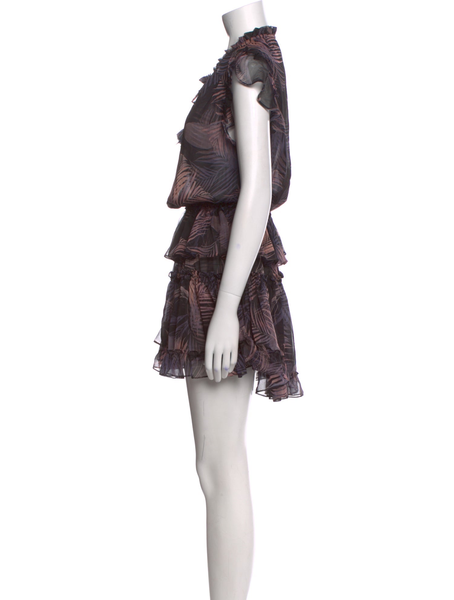 MISA Los Angeles Printed Mini Dress