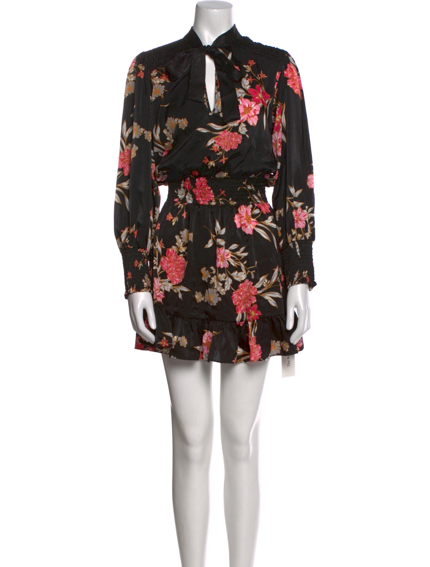 MISA Los Angeles Floral Print Mini Dress