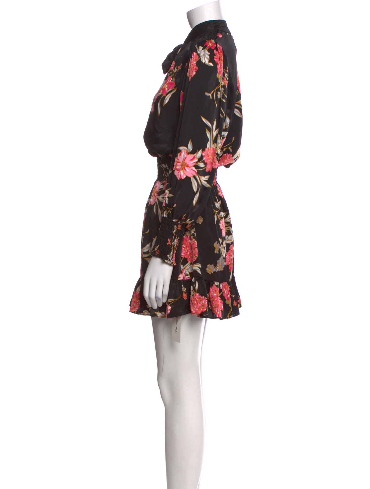 MISA Los Angeles Floral Print Mini Dress