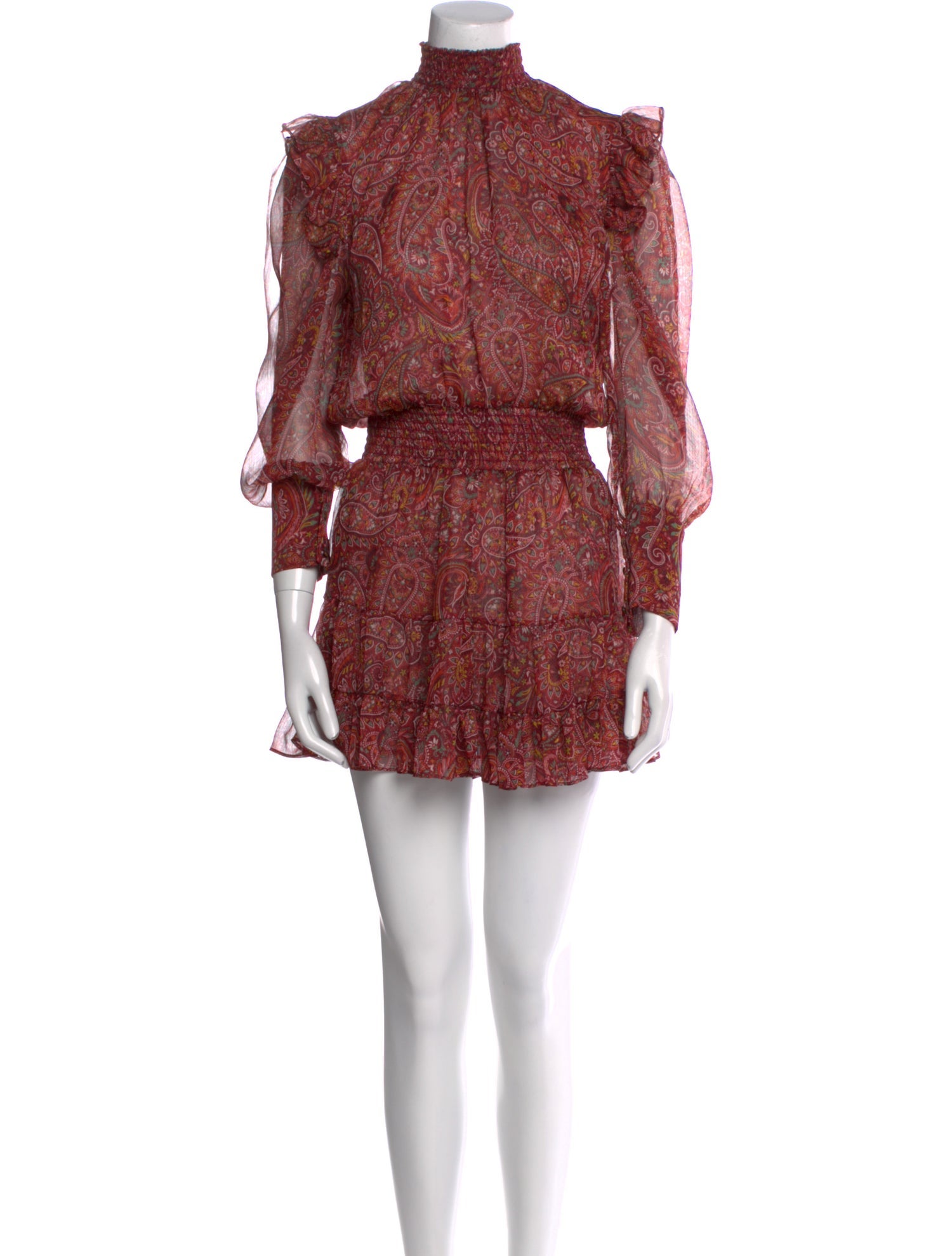 MISA Los Angeles Printed Mini Dress