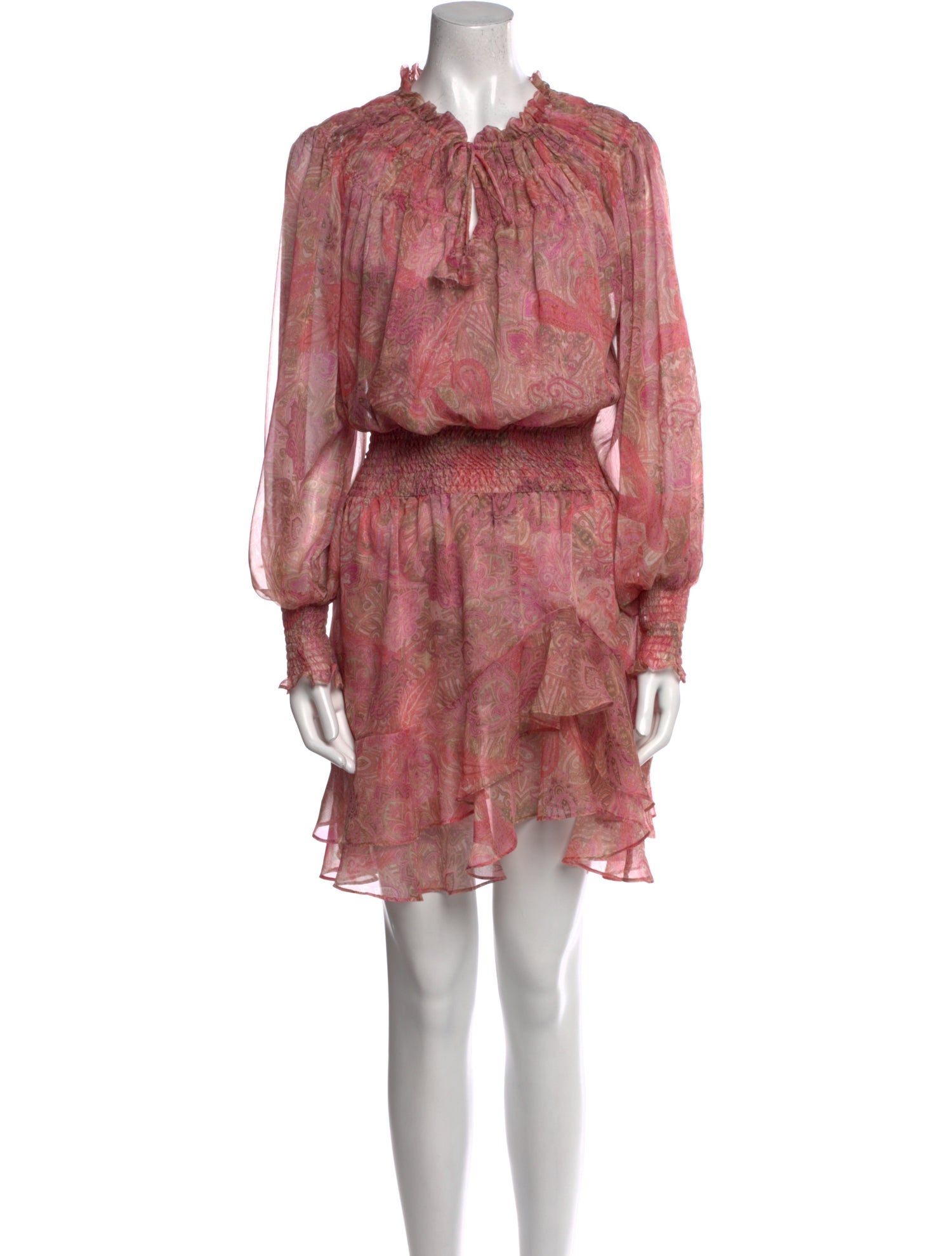 MISA Los Angeles Printed Mini Dress w/ Tags