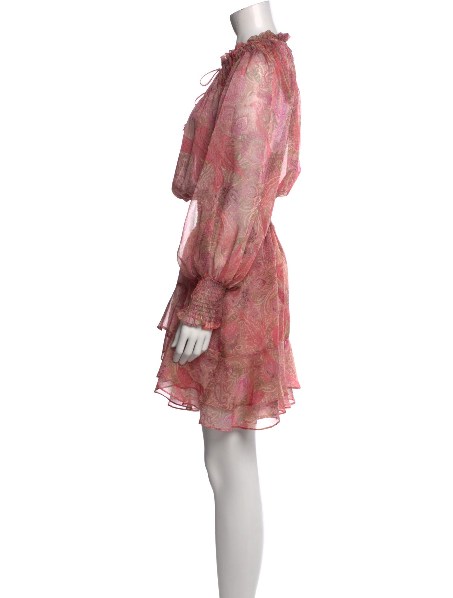 MISA Los Angeles Printed Mini Dress w/ Tags