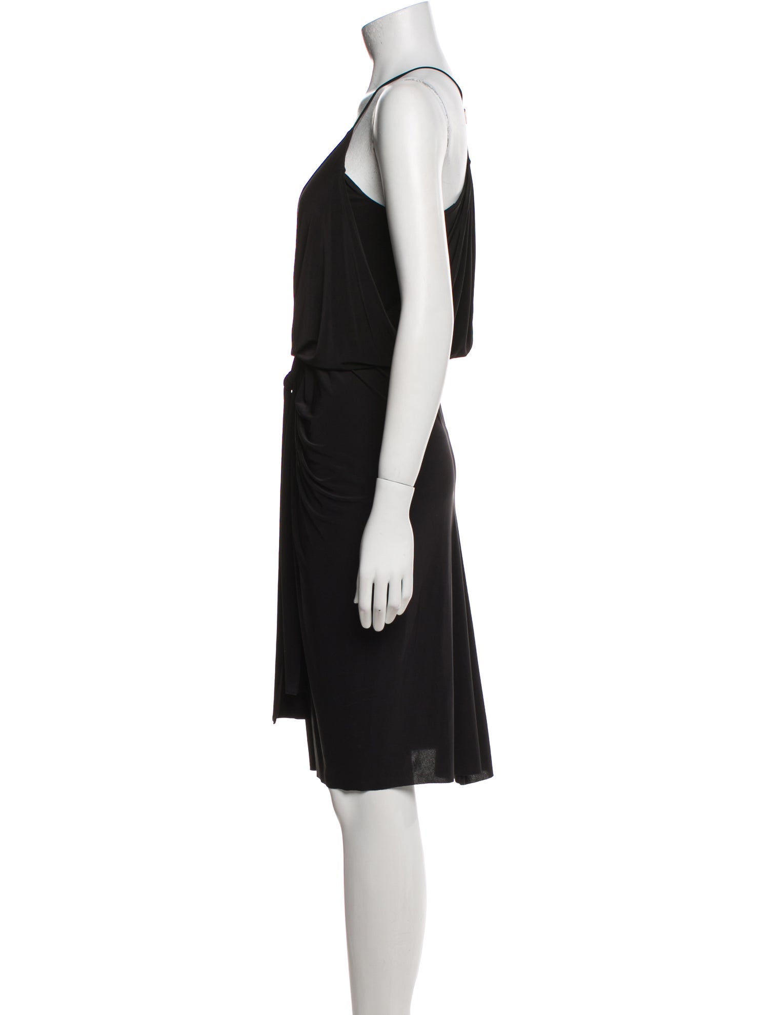 MISA Los Angeles V-Neck Knee-Length Dress
