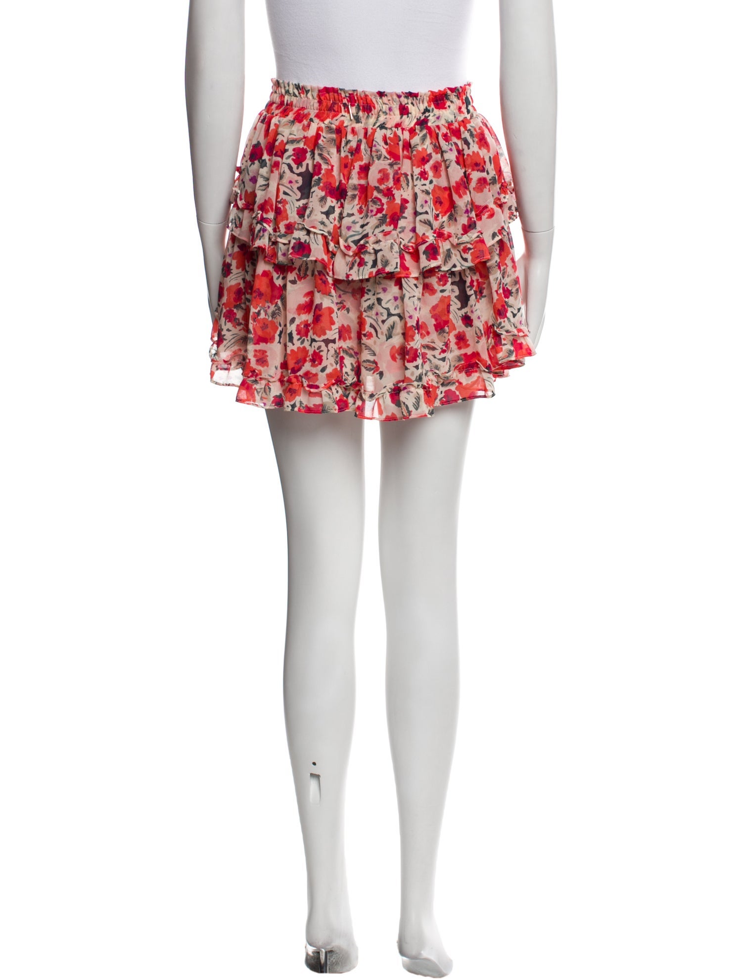 MISA Los Angeles Printed Mini Skirt