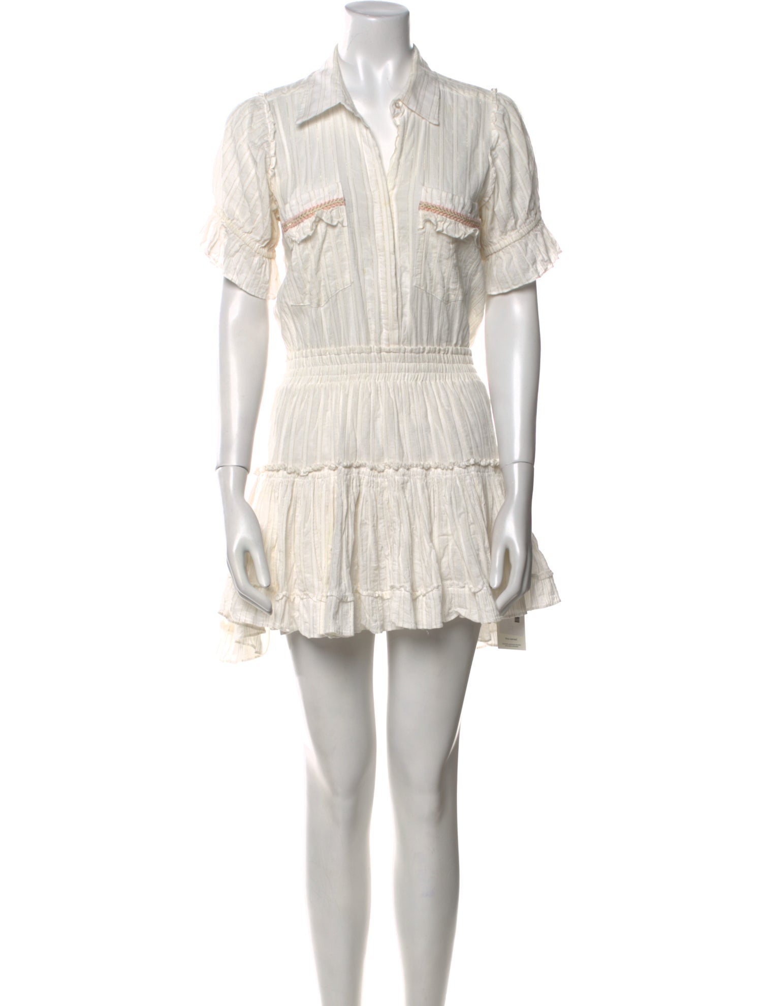 MISA Los Angeles V-Neck Mini Dress