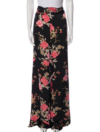 MISA Los Angeles Floral Print Wide Leg Pants