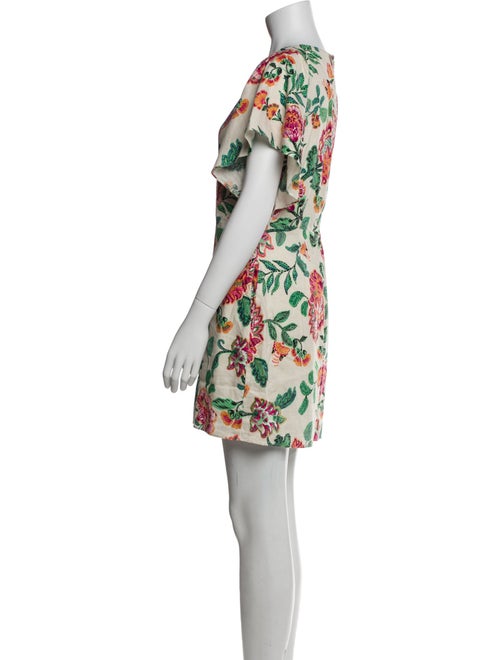 MISA Los Angeles Floral Print Mini Dress