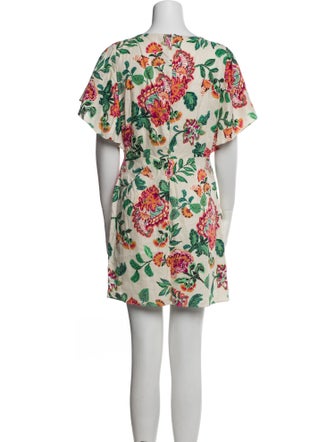 MISA Los Angeles Floral Print Mini Dress