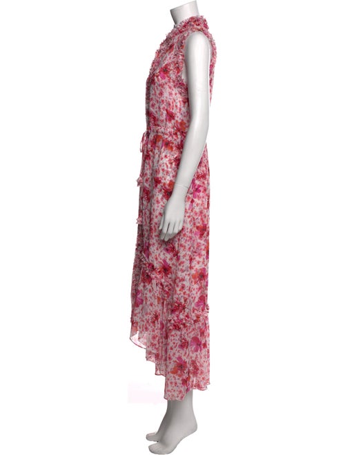 MISA Los Angeles Floral Print Long Dress