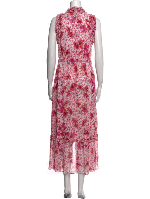 MISA Los Angeles Floral Print Long Dress
