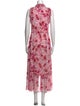 MISA Los Angeles Floral Print Long Dress